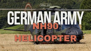 German Army NH90 helicopter offfield [upl. by Ringsmuth]