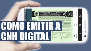 COMO FAZER CNH DIGITAL PASSO A PASSO COMO BAIXAR CNH DIGITAL  CARTEIRA DE HABILITAÇÃO [upl. by Hacker]