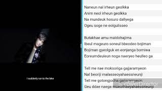 · BTS V quot Singularityquot with lyrics [upl. by Atikram]