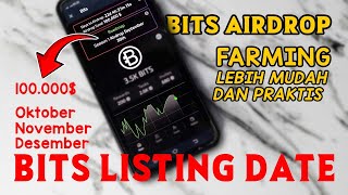 Cara Garap Bits Airdrop Bot Telegram  Bits Ton Box Airdrop Listing Date Desember 2024 [upl. by Orva]