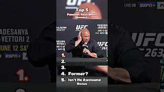 Best Dana White Moments ufc [upl. by Romelda]