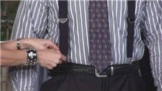 Mens Fashion  How to Put on Clip Suspenders [upl. by Ddot207]