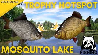 TROPHY MADNESS on Mosquito Lake Russian Fishing 4 [upl. by Aikemit]