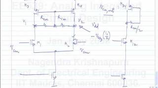 lecture 50 Fully differential opamps common mode feedback [upl. by Ettenil]