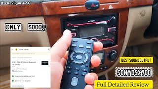 Sony Dsx B700 installation And all Features Hindi  Sony Music System [upl. by Bounds176]