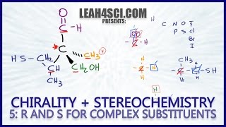 R and S configuration for Lengthy Complex Substituents  Stereochemistry Vid 5 [upl. by Eidderf]