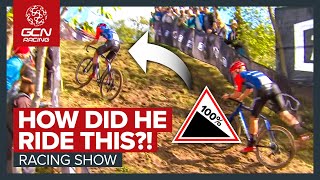 The GREATEST Display Of Cycling Skill We’ve Ever Seen  GCN Racing News Show [upl. by Akineg612]