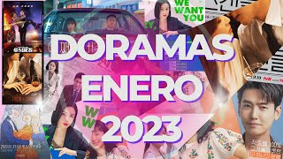 ESTRENO DORAMAS ENERO 2023 [upl. by Aelsel131]