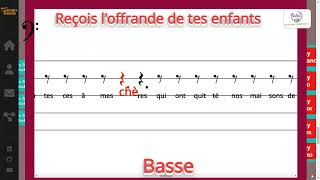 Reçois loffrande de tes enfants  Ab J Fedeli amp Ab David Julien  Basse [upl. by Ahsien681]