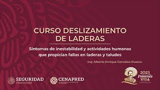 Curso Deslizamiento de Laderas Tema 2 [upl. by Rufus]