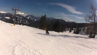 Tandemsnowboarden  Demonstrationsvideo [upl. by Ahsykal629]