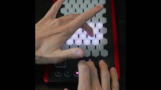 Exquis livelooping midi loop drums lofi record pad fingerdrumming launchpad pad keyboard [upl. by Elaina]