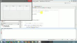 How to disable editing in jtable in java [upl. by Cinimod6]