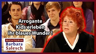 Salesch vs Bonzenkinder 😡​💥 quotNULL BOCK auf solche Zuschauerquot  12  Richterin Salesch  SAT1 [upl. by Hgielrac]