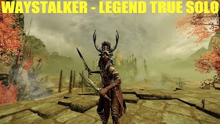 The Forsaken Temple  Waystalker  Legend True solo  Sword DaggerHagbane  Warhammer Vermintide 2 [upl. by Faustine]