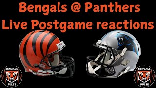 Bengals Pulse Live Reactions to Bengals  Panthers [upl. by Mears]