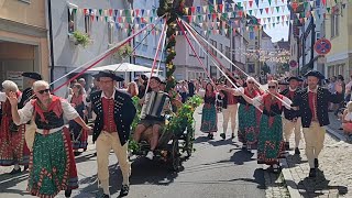 Historischer Festumzug in Weikersheim an der Kerwe 2024 [upl. by Azila]