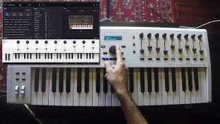 Arturia Keylab MK2  Demonstração e Funcionalidades [upl. by Rebmetpes]