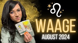 WAAGE ♎️ Das Sprungbrett in deine Zukunft  SPRING 💥🚀  August 2024 • Tarot • Horoskop [upl. by Eirdua]