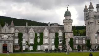 Balmoral Castle 2016  Ballater amp District Pipe Band display in front of the Castle [upl. by Jessa]