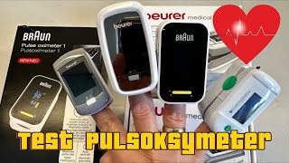 Braun Beurer Medisana Pulse Oximeter Test Pulsoksymetr [upl. by Ennaeus]