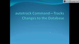 Autosys Tutorials autotrack Command—Tracks Changes to the Database [upl. by Devaj14]