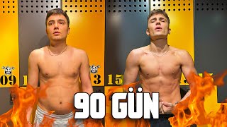 90 GÜNLÜK VÜCUT DEĞİŞİMİ Furkan Yaman [upl. by Doone]