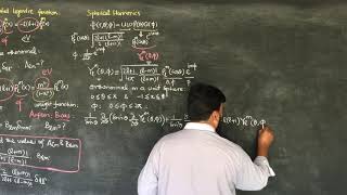 L252 Associated Legendre equation spherical harmonics [upl. by Aicenad]