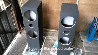 DIY Custom Speaker Enclosure  Aperiodic coupled bass reflex [upl. by Anaibaf]