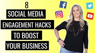 8 Social Media Engagement Hacks Strategies and Tips [upl. by Steen]