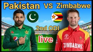 Pakistan vs Zimbabwe Live  Live Cricket Match [upl. by Oilejor431]