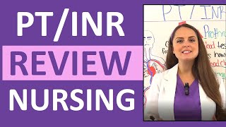 PTINR Normal Range Nursing Lab Values for NCLEX [upl. by Esille536]