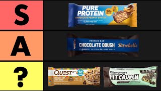 I Tried amp Ranked Every Protein Bar [upl. by Aliber924]