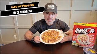 How I Eat 160g of Protein in 3 Meals [upl. by Ahse]