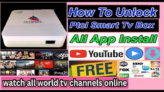 PTCL Smart TV Unlock  How to Unlock PTCL Smart Tv  Smart TV Convert to android Tv BOXFree Channel [upl. by Tilla]