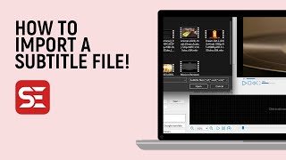 How to import a subtitle file in subtitle edit software easy [upl. by Ttiwed]