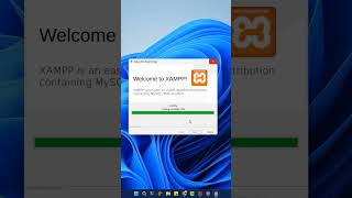 XAMPP How to install XAMPP on windows 11 shorts xamppserver xampp php mariadb [upl. by Ekal]