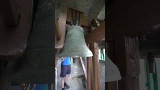 Il panorama dal campanile campane landscape bells church mountains italy shorts viralvideo [upl. by Arhaz]