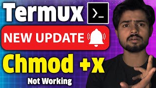 Termux Chmod Command Not Working  Termux New update [upl. by Moorish514]