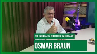 Osmar Braun Précandidato à prefeito de Pato Branco [upl. by Madden]