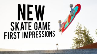 A NEW Ultra Realistic Skate Game  SkateLab First Impressions [upl. by Engle]