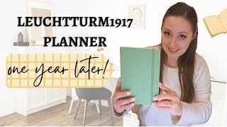 Leuchtturm1917 Planner Review One Year Later [upl. by Luigi119]