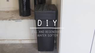 How To Fill And Regenerate Your Water Softener [upl. by Pathe]