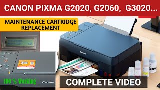 CANON PIXMA G3020 G3060 G2060 G2020 SUPPORT CODE 1726  ERROR 1070  1300 WORKING [upl. by Marcelo]