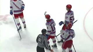 Carson Rehkopf Kitchener Rangers 202324 OHL Highlights [upl. by Karwan]