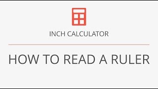 How to Read a Ruler [upl. by Notrem293]