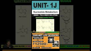 CSIR Practice Question  Unit 1 Biochemistry  Topic J  csirpreviousyearquestions [upl. by Inaffyt883]