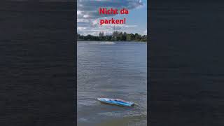 Du sollst da nicht parken DasOstfriese rcboat rcpowerboat powerboat rennboot zenoah rcmk rc [upl. by Broome]