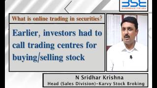 Know What is Online Trading in SecuritiesEnglish [upl. by Calise]