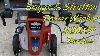 Briggs amp Stratton S2000P Pressure Washer Review [upl. by Yngad]